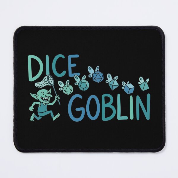 Item preview, Dice Goblin Catching Butterfly Dice Tabletop RPG designed and sold by Fenay Designs.