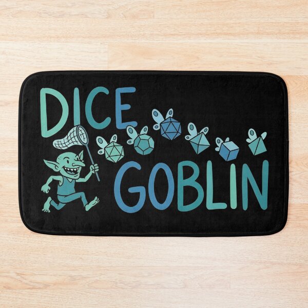 Item preview, Dice Goblin Catching Butterfly Dice Tabletop RPG designed and sold by Fenay Designs.