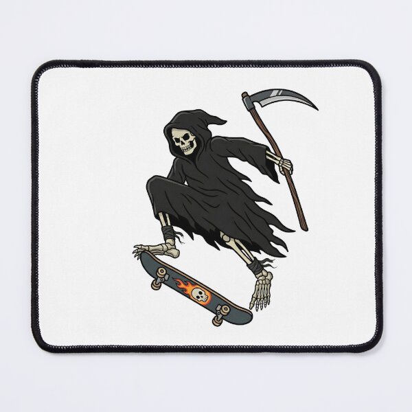 Item preview, Skating Grim Reaper Kickflip Streetwear Graphic designed and sold by Kvarny.