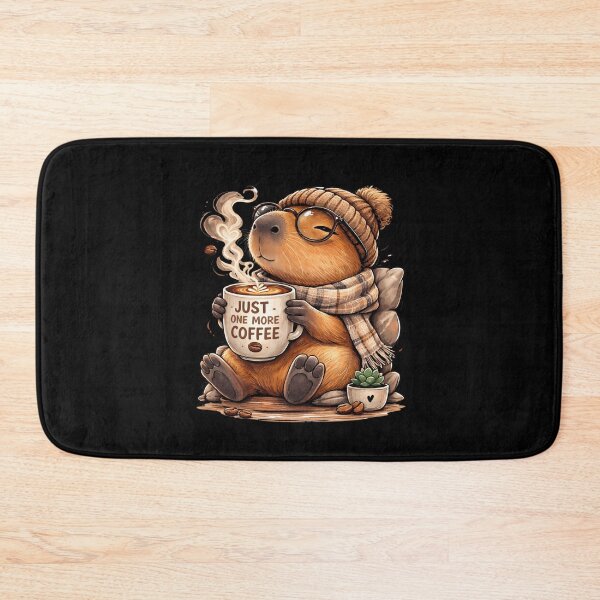 Item preview, Cute Coffee Capybara – Relaxing Animal Lover Design designed and sold by PlynGraphics.