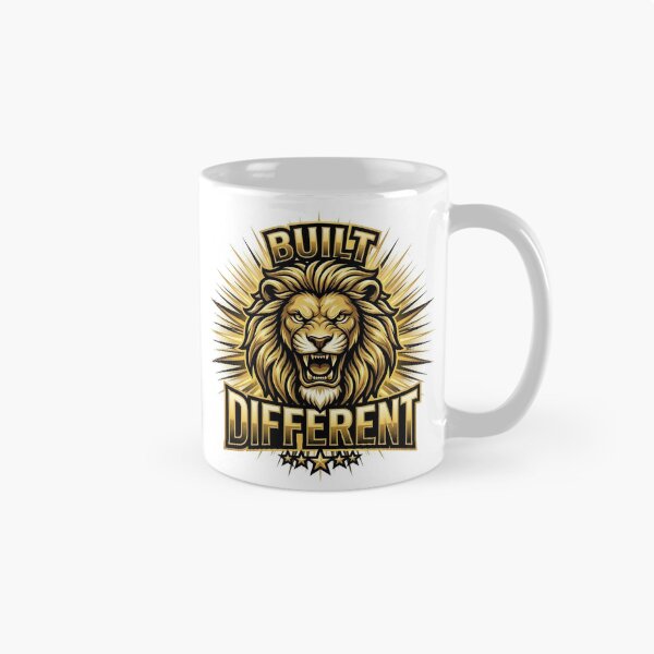 Item preview, Built Different Lion - Motivational - King Mindset Gift for Men designed and sold by VisualSmack.