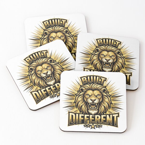 Item preview, Built Different Lion - Motivational - King Mindset Gift for Men designed and sold by VisualSmack.