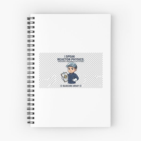 Item preview, I Speak Reactor Physics Sticker - Nuclear Engineer Chibi Decal - Procedural Compliance is Not Optional - Funny STEM Physics Gift - BlueCore Group Nuclear Professional Design designed and sold by BCG25.