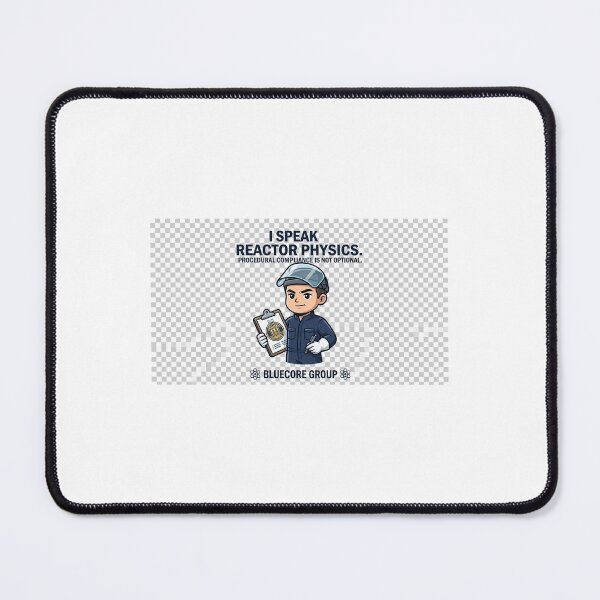 Item preview, I Speak Reactor Physics Sticker - Nuclear Engineer Chibi Decal - Procedural Compliance is Not Optional - Funny STEM Physics Gift - BlueCore Group Nuclear Professional Design designed and sold by BCG25.