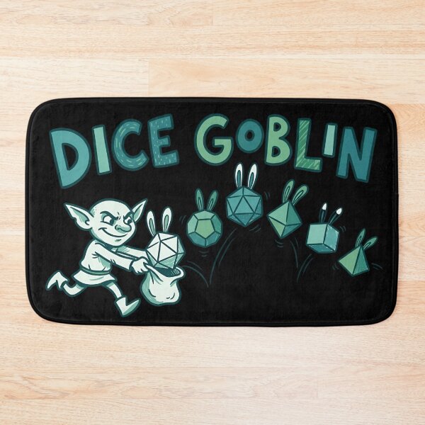 Item preview, Dice Goblin Hoarding Bunny Dice Tabletop RPG designed and sold by Fenay Designs.