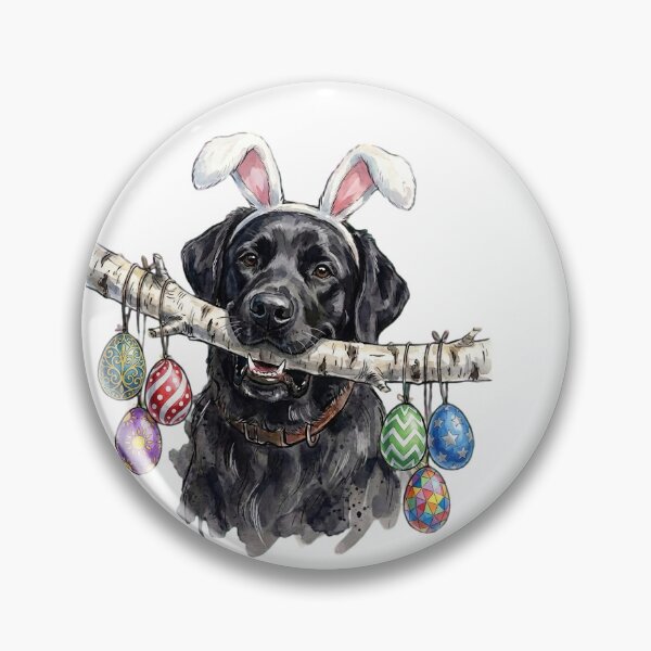 Item preview, Easter Black Labrador  designed and sold by Roy & Tiffany.