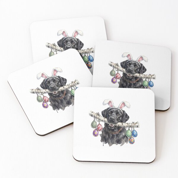 Item preview, Easter Black Labrador  designed and sold by Roy & Tiffany.