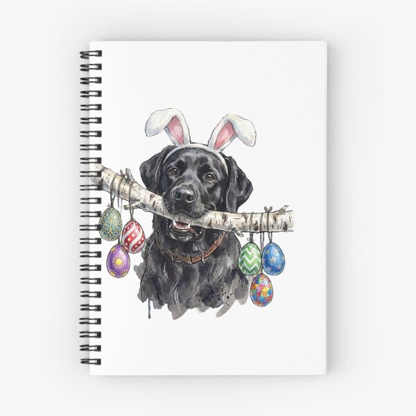 Item preview, Easter Black Labrador  designed and sold by Roy & Tiffany.