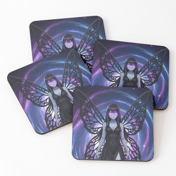 Item preview, Dark Cosmic Fairy – Gothic Fantasy Angel in a Galactic Portal designed and sold by FrenchRomani.