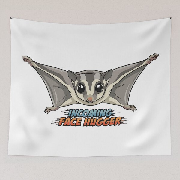 Item preview, Incoming Face Hugger Sugar Glider Attack designed and sold by Petzzz.