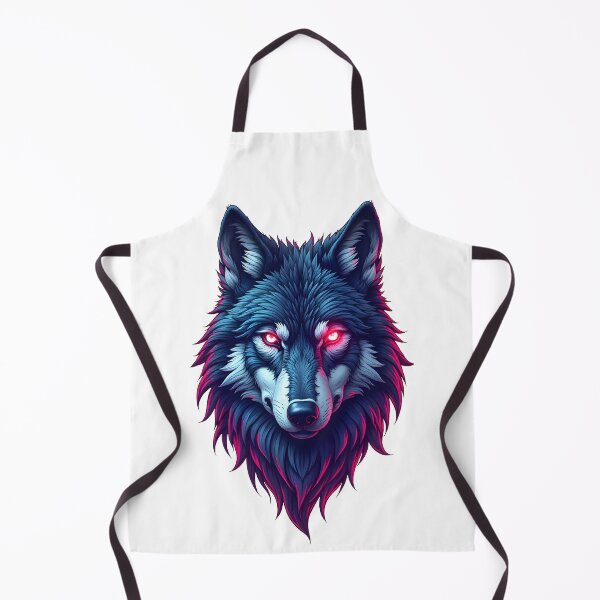 Item preview, Neon Wolf Head designed and sold by inkadventure.