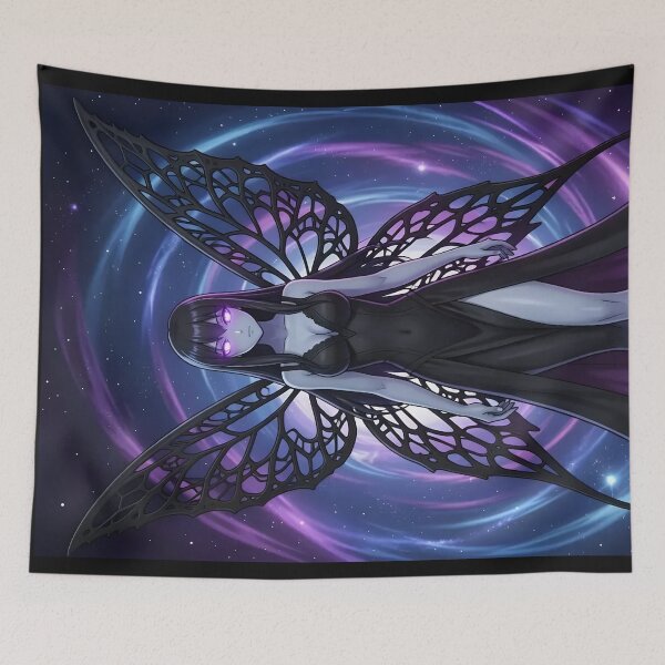 Item preview, Dark Cosmic Fairy – Gothic Fantasy Angel in a Galactic Portal designed and sold by FrenchRomani.