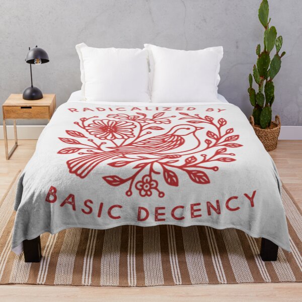 Item preview, Radicalized by Basic Decency Dove Bird Anti Trump Protest designed and sold by PixelRag.