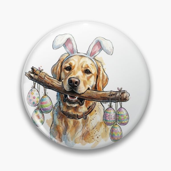 Item preview, Golden Retriever Easter designed and sold by Roy & Tiffany.