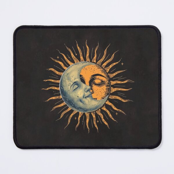 Item preview, Sun and Moon Celestial Vintage Art designed and sold by WanderingValley.