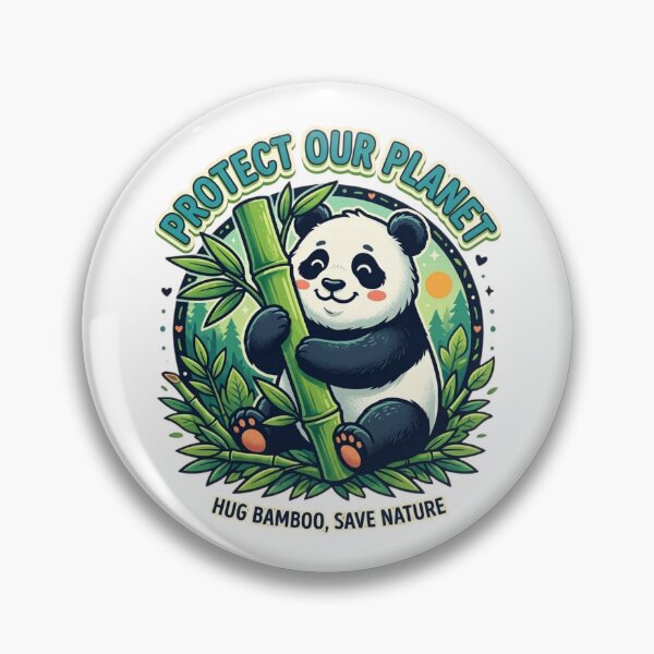 Item preview, Panda Hugging Bamboo – Protect Our Planet Environmental designed and sold by Shopex10.