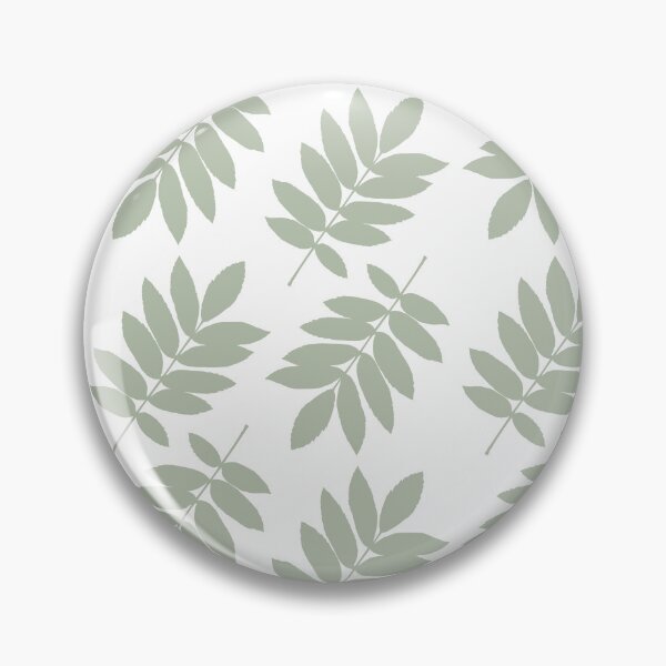 Item preview, Elder Leaf Pattern Green on White designed and sold by NataliePaskell.