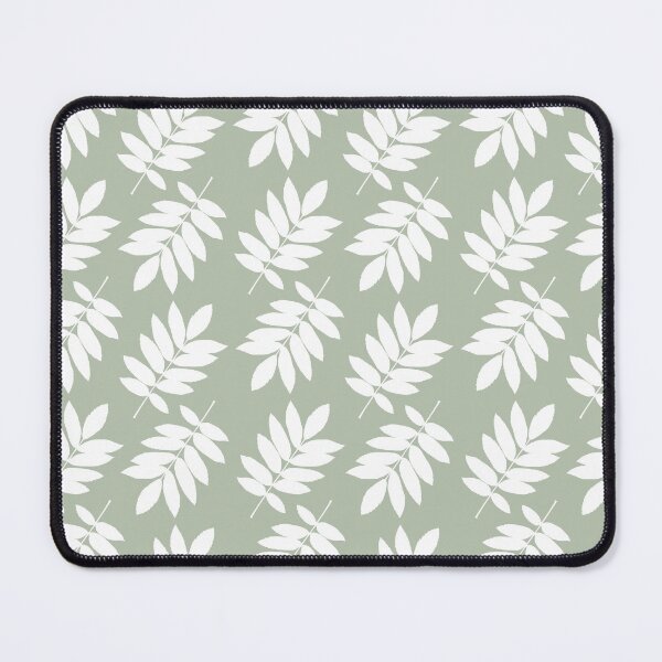 Item preview, Elder Leaf Pattern White on Green designed and sold by NataliePaskell.
