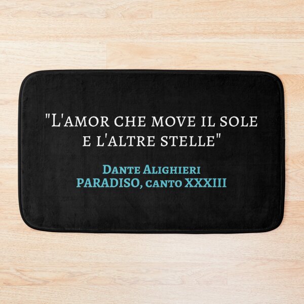 Item preview, Dante Alighieri Paradiso Quote Canto XXXIII - L'amor che move il sole designed and sold by Lemon Pepper.