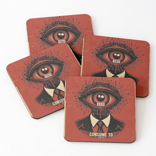 Item preview, Consume to Exist – Corporate Control Propaganda designed and sold by Basajaun Studio.