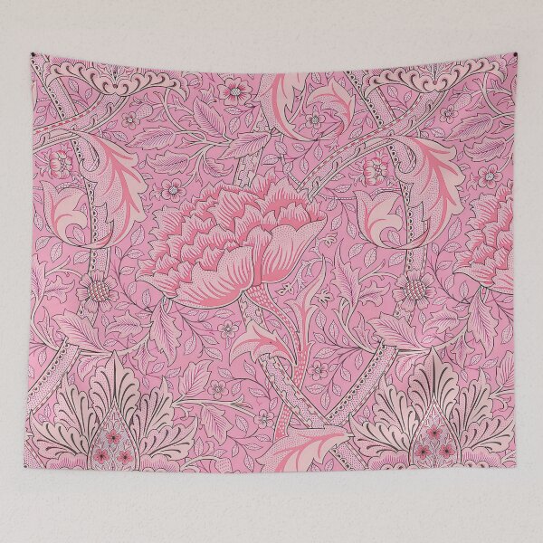 Item preview, William Morris Windrush Pink designed and sold by maniacfitness.