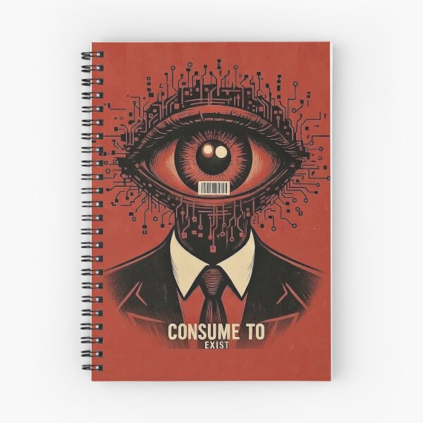 Item preview, Consume to Exist – Corporate Control Propaganda designed and sold by PlanetBPop.