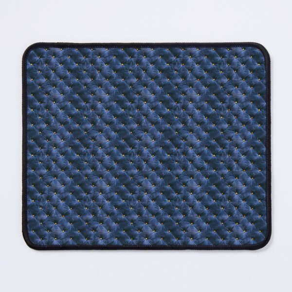 Item preview, Distressed Dark Blue Diamond Velvet Fabric Texture Pattern designed and sold by LouieVanille.