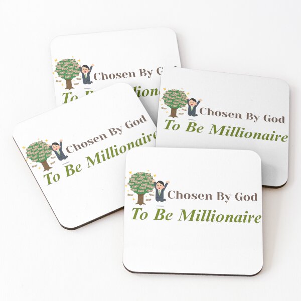 Item preview, Chosen By God To Be A Millionaire - Divine Abundance & Wealth Quote designed and sold by Dharaamagnetiix.