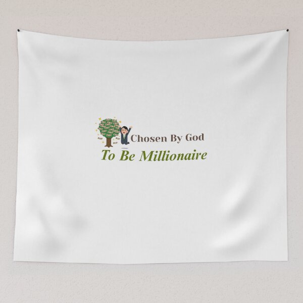 Item preview, Chosen By God To Be A Millionaire - Divine Abundance & Wealth Quote designed and sold by Dharaamagnetiix.