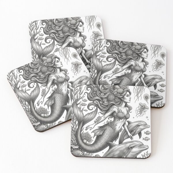 Item preview, beautiful mermaid designed and sold by PP&RAINBOW SHOP.