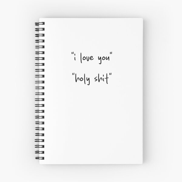 Item preview, "I love you" "Holy shit" - Heated Rivalry quote, Ilya Rozanov, Shane Hollander, Hollanov, The Cottage love confession designed and sold by RosefinchArt.