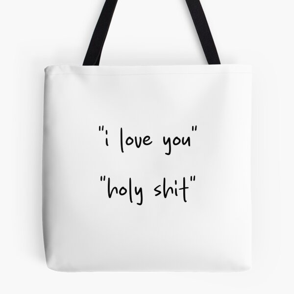 Item preview, "I love you" "Holy shit" - Heated Rivalry quote, Ilya Rozanov, Shane Hollander, Hollanov, The Cottage love confession designed and sold by RosefinchArt.