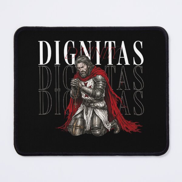 Item preview, Dignitas Rosary Warrior Christian Gym - Templar Knight Red Cape designed and sold by casseyill.