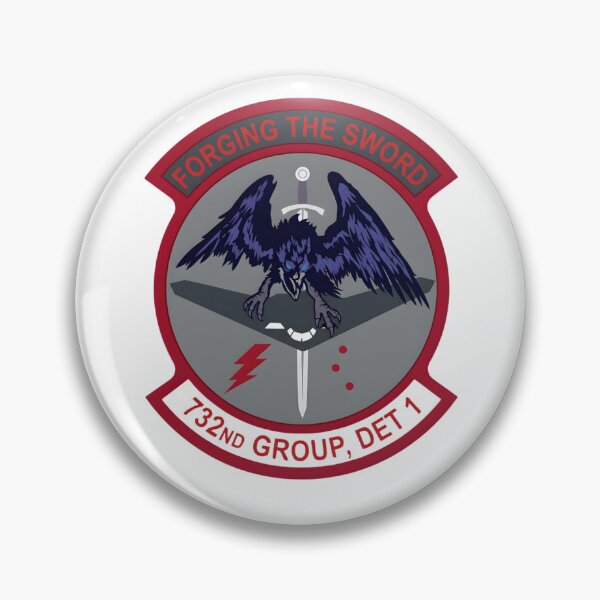 Item preview, Military Patch Design for 732nd Operations Group, Detachment 1: "Forging the Sword" designed and sold by CharlieDesings.