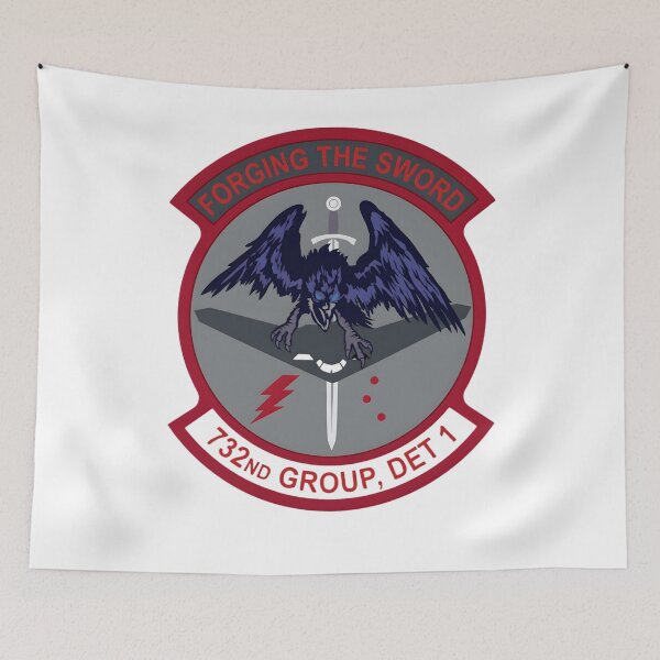 Item preview, Military Patch Design for 732nd Operations Group, Detachment 1: "Forging the Sword" designed and sold by CharlieDesings.