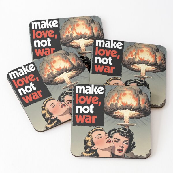 Item preview, Make love not war designed and sold by The King's general goods.