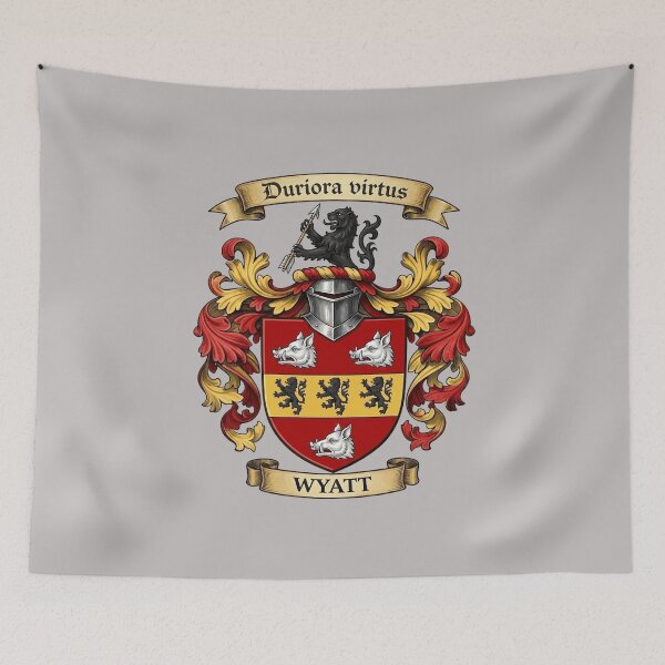 Item preview, The Wyatt Family Coat of Arms designed and sold by BagTown Clans.