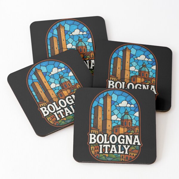 Item preview, Bologna Italy Vacation Stained Glass Art designed and sold by TomFrontierArt.