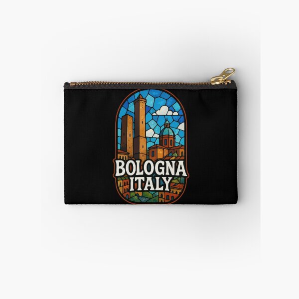 Item preview, Bologna Italy Vacation Stained Glass Art designed and sold by TomFrontierArt.