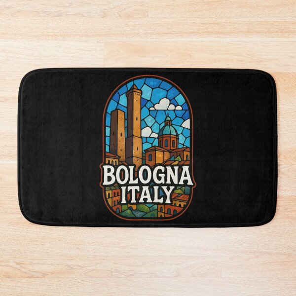 Item preview, Bologna Italy Vacation Stained Glass Art designed and sold by TomFrontierArt.