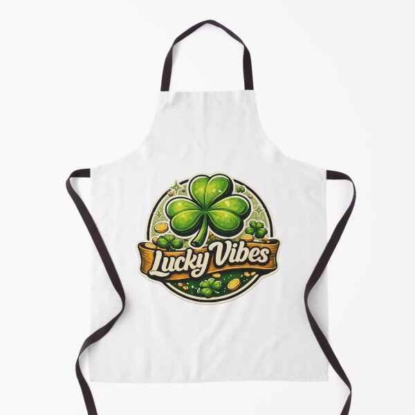 Item preview, Lucky Vibes Shamrock Retro Badge – St Patrick’s Day Clover Design designed and sold by Custom Crest.