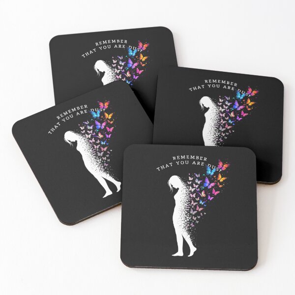 Item preview, Remember That You Are Dust – Memento Mori Butterfly Symbolism designed and sold by CyrilloArt.