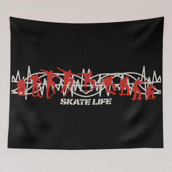 Item preview, Skate Life Skateboard Evolution Graphic – Cool Skater Streetwear Design designed and sold by artworkathome.