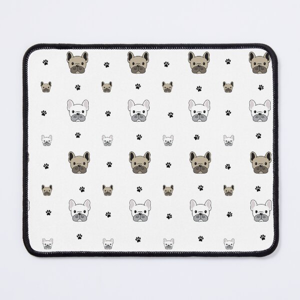 Artikelvorschau, Niedliches Musterdesign mit französischer Bulldogge entworfen und verkauft von contexON.