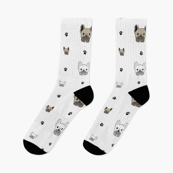 Artikelvorschau, Niedliches Musterdesign mit französischer Bulldogge entworfen und verkauft von contexON.
