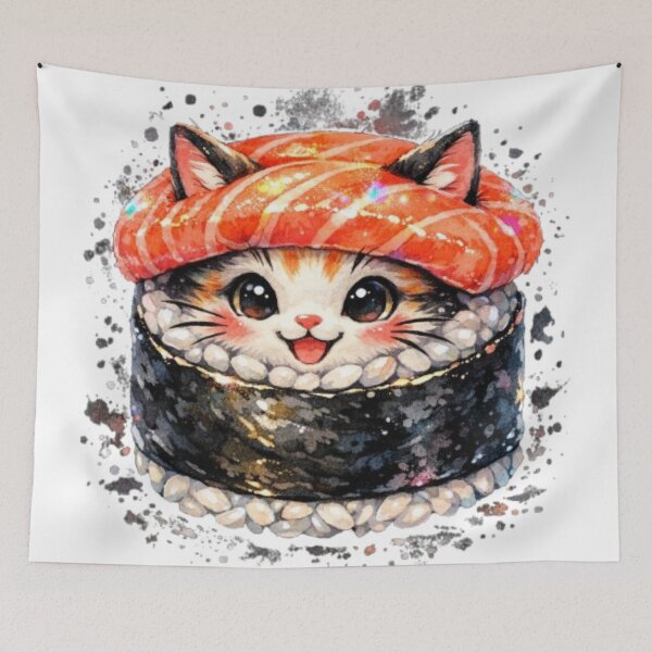Item preview, Sushi Cat designed and sold by JediKittenWars.