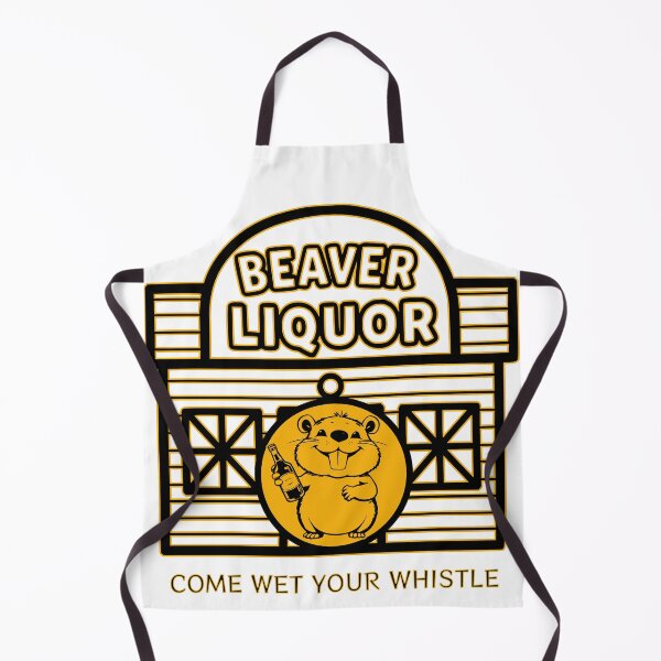 Item preview, Beaver Liquor – Wet Your Whistle Funny Double Entendre Humor Design designed and sold by Sinister prints.