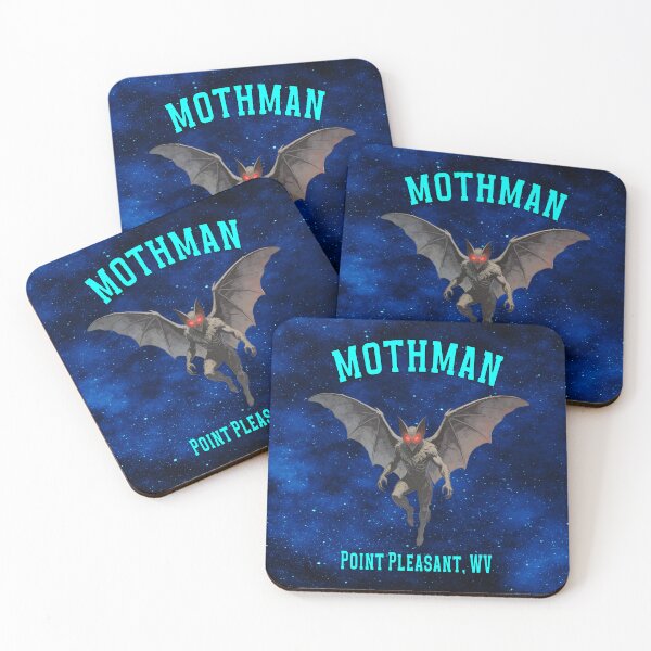 Item preview, Mothman of Point Pleasant – Retro Cryptid Night Sky Design designed and sold by MysticOzzy.