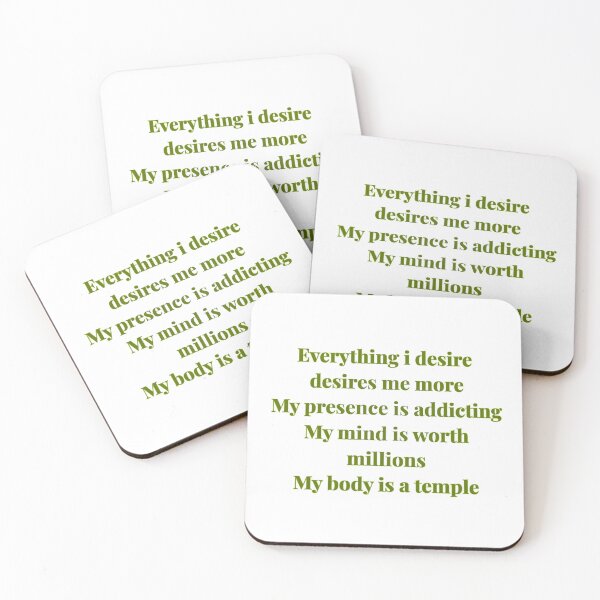 Item preview, Daily Manifestation Affirmations - My Mind is Worth Millions Aesthetic designed and sold by Dharaamagnetiix.