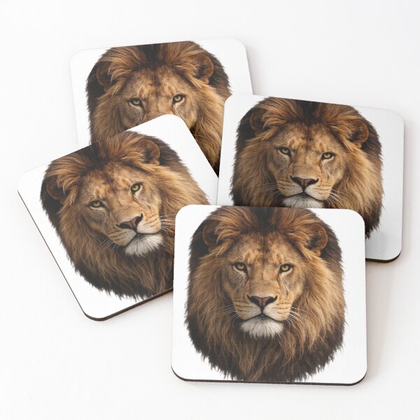 Item preview, Realistic Lion Head Powerful Wildlife Design designed and sold by HayatDesigns19.
